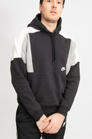 Nike - Kapuzenpullover mit Blockmuster in Schwarz,  Grau und Weiß - CK4543-010