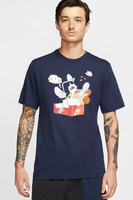 Nike - Shoebox print T-Shirt in Navyblau - CU6871-451