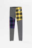 Nike - Sportliche Damen Leggings mit Karomuster in Zinkgelb - BV4633-071