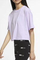 Nike - sportliches kurzes Oberteil in Helllila für Damen - BV3619-530