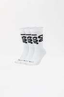 Nike - Sportswear Socken in Weiß mit Just do it Aufschrift - CT0539-100