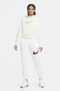 Nike - Swoosh Fleece Hoodie für Damen in Fossilgrau CU5676-238