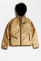 Nike - Windjacke für Damen in mattem Gold mit Reißverschluss - CJ2261-707