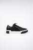 Puma - Cali - Damen Low Top Sneaker aus schwarzem Leder mit weißer Sohle 369155-03