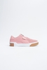 Puma - Glänzender Damen Sneaker Cali Exotic in der Sommerfarbe Bridal Rosa - 369653-02