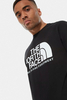 The North Face - Alpine klassisches T-SHIRT in Schwarz mit weißem Logo Druck - NF0A4M6NJK31