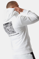 The North Face - Black Box Hoodie in Weiß mit Grafik auf dem Rücken - NF0A557HFN4