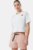 The North Face - Damen Crop Shirt in Weiß mit Logo - NF0A5581FN41