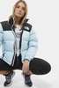 The North Face - Nupse Cypress Visor Daunenjacke für Damen in Hellblau - NF0A3XEOJH51