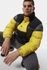 The North Face - Steep Tech Daunen Jacke in Grau und Gelb - NF0A4QYTSH31