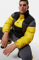 The North Face - Steep Tech Daunen Jacke in Grau und Gelb - NF0A4QYTSH31