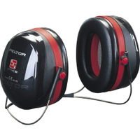 3M™ Peltor OPTIME III™ Kapselgehörschutz H540B 412 SV,  Farbe: rot/schwarz,  mit Nackenbügeln