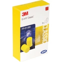 3M EAR CLASSIC Gehörschutzstöpsel,  28 dB,  ohne Kordel FP01000,  1 Dispenser = 50 Packungen à 5 Paar = 250 Paar