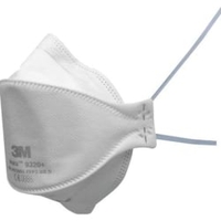 3M FFP2 Atemschutzmaske AURA 9320+ NR D,  ohne Ventil 9320+,  1 Stück,  einzeln verpackt,  10 g