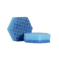 3M™ Scotch-Brite™ 3001HEX Anti-Kratz-Reinigungsschwamm 3001HEX,  1 Karton = 16 Stück,  113 mm x 98 mm