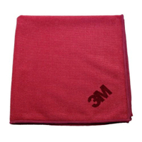 3M™ Scotch-Brite™ EssentEco Mikrofasertuch 2012 2012RT,  1 Karton = 5 x 10 Stück,  36 x 36 cm,  rot