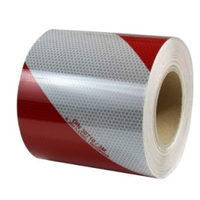 3M Warnstreifen IWM 13057 AP,  rot/weiß 13057R10,  1 Rolle,  rechtsweisend