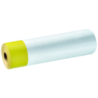 Abdeckfolie mit Klebeband,  extra breit,  hohe Klebekraft 580143000,  Maße: 140 cm x 16 m