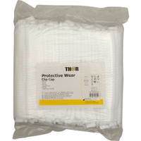 ABENA Thor Klipphauben,  PP,  weiß 1 Packung = 100 Stück