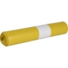 Abena Abfallsäcke Sækko Boy,  LDPE Recycled,  120 Liter 1 Karton = 12 Rollen à 10 Stück,  Farbe: gelb