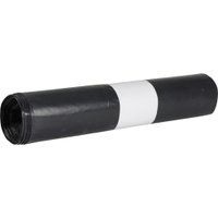 Abena Abfallsäcke Sækko Boy,  LDPE Recycled,  120 Liter 1 Rolle = 10 Stück,  Farbe: schwarz