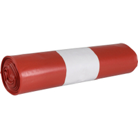 Abena Abfallsäcke Sækko Boy,  LDPE Recycled,  40 Liter 1 Karton = 30 Rollen à 10 Stück,  Farbe: rot