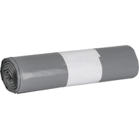Abena Abfallsäcke Sækko Boy,  LDPE Recycled,  60 Liter 1 Karton = 15 Rollen à 10 Stück,  Farbe: grau