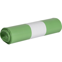 Abena Abfallsäcke Sækko Boy,  LDPE Recycled,  60 Liter 1 Karton = 15 Rollen à 10 Stück,  Farbe: grün