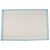 ABENA Bettschutzunterlage Abri-Cell,  6-lagig,  17g,  hellblau 1 Karton = 6 Packungen à 25 Stück,  60 x 90 cm,  650 ml Saugstärke
