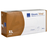 ABENA Classic Vinyl-Handschuhe,  transparent 4430,  1 Packung = 100 Stück,  Größe XL