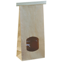 ABENA Druckverschlussbeutel,  Sichtfenster,  11, 5 x 7, 2 x 24, 6 cm 1 Karton = 400 Beutel