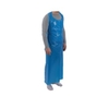 ABENA Einwegschürze LDPE,  blau,  geblockt,  35µ 1 Karton = 10 Beutel à 50 Stück,  Maße: 130 x 85 cm