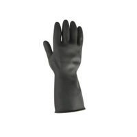 ABENA Haushaltshandschuh Thor Black Heavy Duty,  Latex 1 Karton = 72 Paar,  Größe L