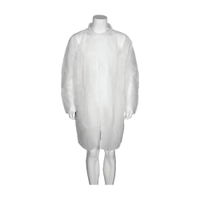 ABENA Kittel Besucherkittel,  mit Klettband,  weiß 1 Packung = 5 Stück,  Größe: 2XL/3XL