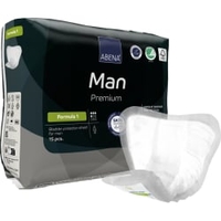 ABENA Man Premium Formula 1 Inkontinenzeinlagen,  grau 1000021335,  1 Packung = 15 Stück