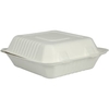 ABENA MenüBox,  Bagasse,  weiß,  22 x 22 x 8 cm 1 Packung = 50 Stück