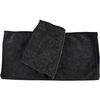 ABENA Mikrofasertuch Shiny-Stretch,  40x40 cm,  schwarz 1 Packung = 10 Stück