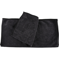ABENA Mikrofasertuch Shiny-Stretch,  40x40 cm,  schwarz 1 Packung = 10 Stück