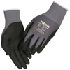 ABENA Nitrilhandschuhe Thor Flex,  halbgetaucht,  schwarz 1 Packung = 12 Paar,  Größe 8