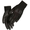 ABENA Odin Ultra Black Arbeitshandschuhe,  PU-Handschuhe 1 Packung = 12 Paar,  Größe 10