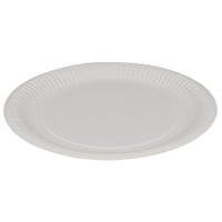 ABENA Pappteller,  Rund,  Ø 23 cm 1 Packung = 100 Stück