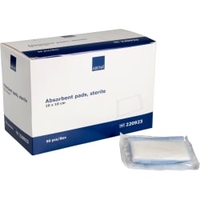 ABENA Saugkompresse,  steril,  weiß 220923,  1 Packung = 50 Stück,  10 x 10cm