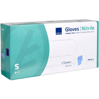 ABENA Sensitive Nitril Einweghandschuhe,  blau 1 Packung = 100 Stück,  Größe S
