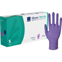 ABENA Sensitive Nitril Einweghandschuhe,  lila 290721,  1 Packungen = 100 Stück,  Größe S