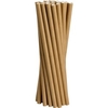 ABENA Strohhalme Papier Jumbo,  Braun,  25 cm,  Ø 0, 8 cm 1 Packung = 100 Stück
