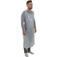 ABENA Thor Einwegschürze,  weiß,  LDPE,  25μm 1 Packung = 100 Stück