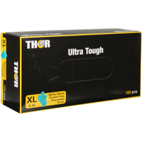 ABENA Thor Ultra Tough Einmalhandschuhe,  Nitril,  grün 1 Karton = 10 Packungen à 100 Stück,  Größe XL