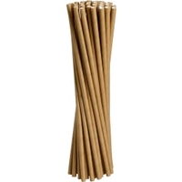 ABENA Trinkhalme Papier,  Braun,  19, 5 cm,  Ø 0, 6 cm 1 Packung = 250 Stück