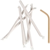 ABENA Trinkhalme Papier,  Braun,  24 cm,  Ø 0, 6 cm 1 Packung = 250 Stück