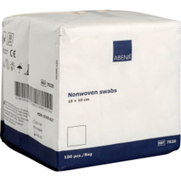 ABENA Vlieskompresse,  unsteril,  weiß 7020,  1 Packung = 100 Stück,  10 x 10 cm